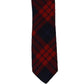 Bar III Men's Clove Plaid Professional Neck Tie Red Size Regular