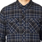 Fox Men's Cotton Long Sleeve Flannel Blue Size Small