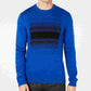 Alfani Men's Ombre Chenille Knit Sweater Navy Size X-Large