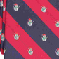Club Room Men's Red Graphic Snowman Stripe Slim Neck Tie Red Size Regular