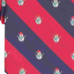 Club Room Men's Red Graphic Snowman Stripe Slim Neck Tie Red Size Regular
