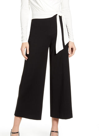 Bailey Women's 44 Bethany Wrap Jumpsuit Beige White Size Small