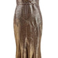 Ralph Lauren Women's Metallic Sleeveless Gown Black Size 14