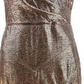 Ralph Lauren Women's Metallic Sleeveless Gown Black Size 14