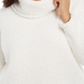 Style & Co Women's Plus Cowlneck Faux Sherpa Sweater White Size 0X