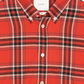 Billy Reid Men's Kirby Slim Fit Button-Down Sport Shirt Red Beige Size XX-Large