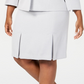 Le Suit Women's Plus Size Single-Button Zip Skirt Suit Navy Size Petite Small