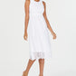 Alfani Women's Lace Midi Dress White Size 14 Petite