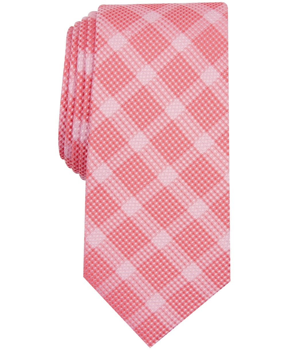 Alfani Men's Henderson Silk Blend Business Neck Tie Pink Size Regular