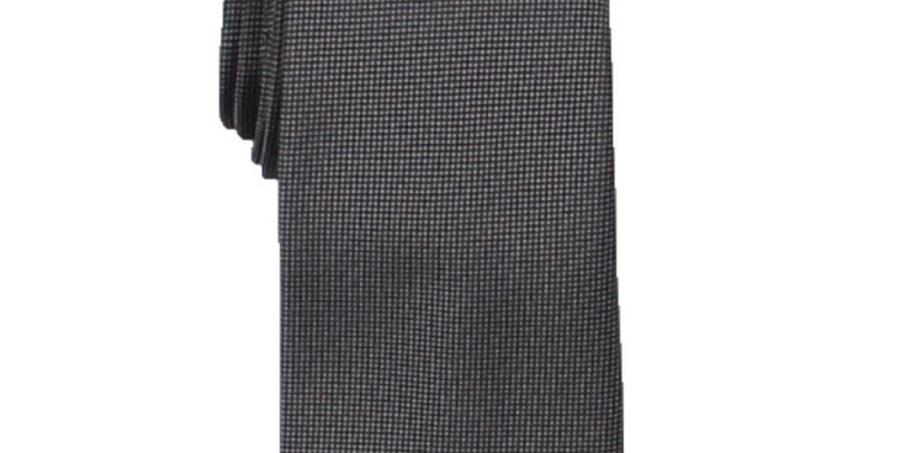 Nautica Men's John Mini Business Professional Neck Tie Black Size Regular