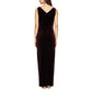 Alex Evenings Women's Sleeveless Gown Aubergine Size 4