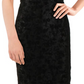 Ralph Lauren Women's Velvet Lace Sheath Dress Black Size 12