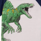 Carter's Boy's Dinosaur T Rex Slubbed Raglan Tee White Size 5