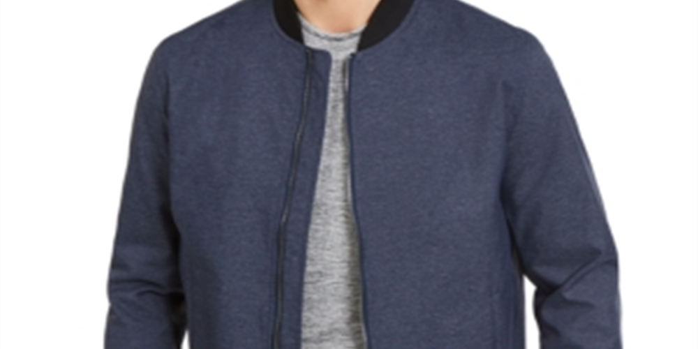 Alfani Men's Bomber Jacket Blue Size Medium