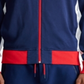 Ralph Lauren Men's Big & Tall Cotton Track Jacket Navy Size 3X