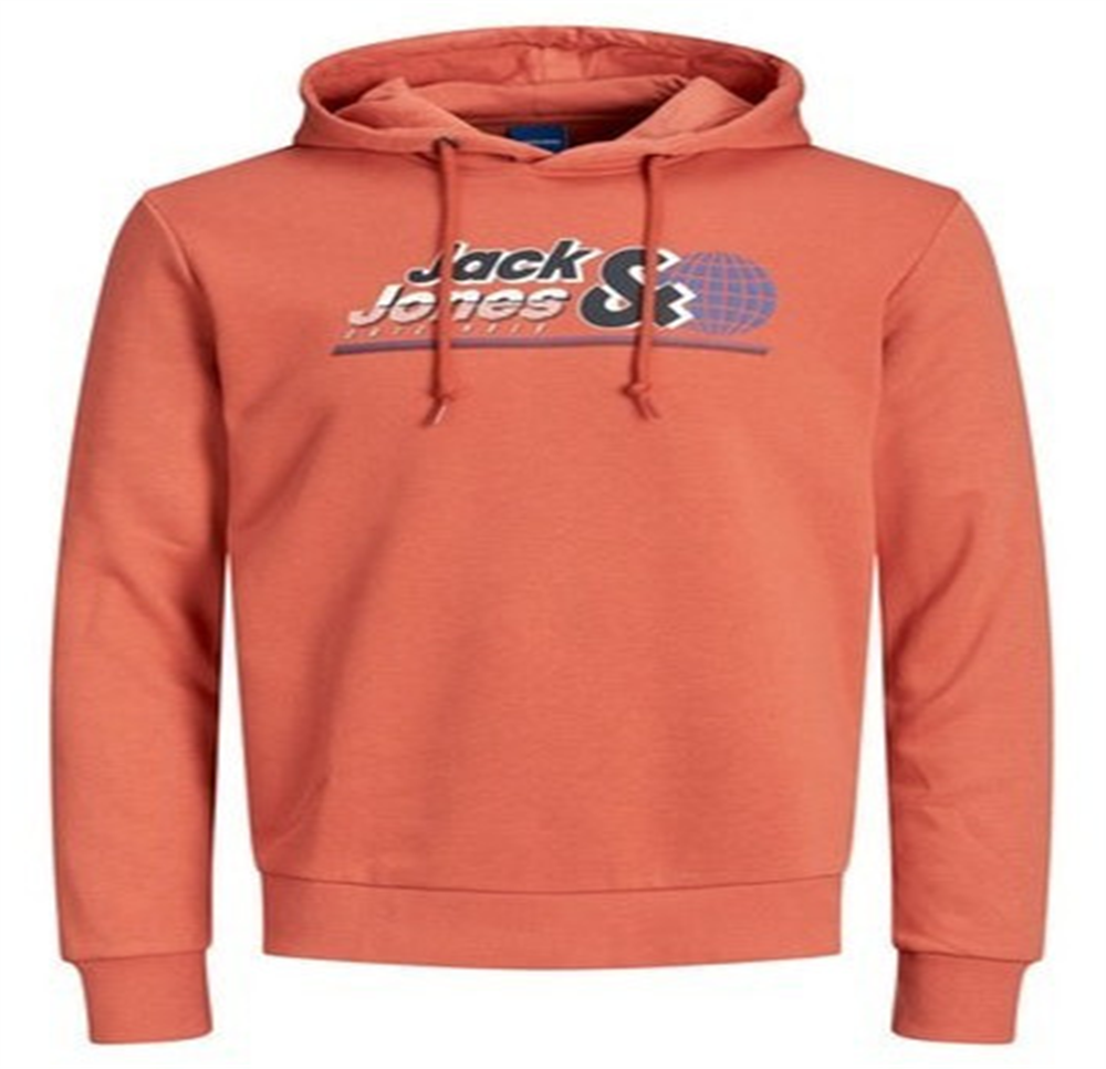 Jack & Jones Men's Herren Sweatshirt Orange Size Large