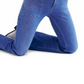 Free People Women's Zippered Pocketed Flare Jeans Blue Size 29