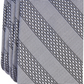 INC International Concepts Men's Skinny Textured Stripe Tie Gray Size Regular