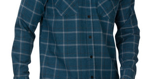 Hurley Men's Pitfire Plaid Shirt Blue Size Small