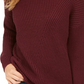 Style & Co Women's Ribbed Drop-Shoulder Sweater Purple Size Small