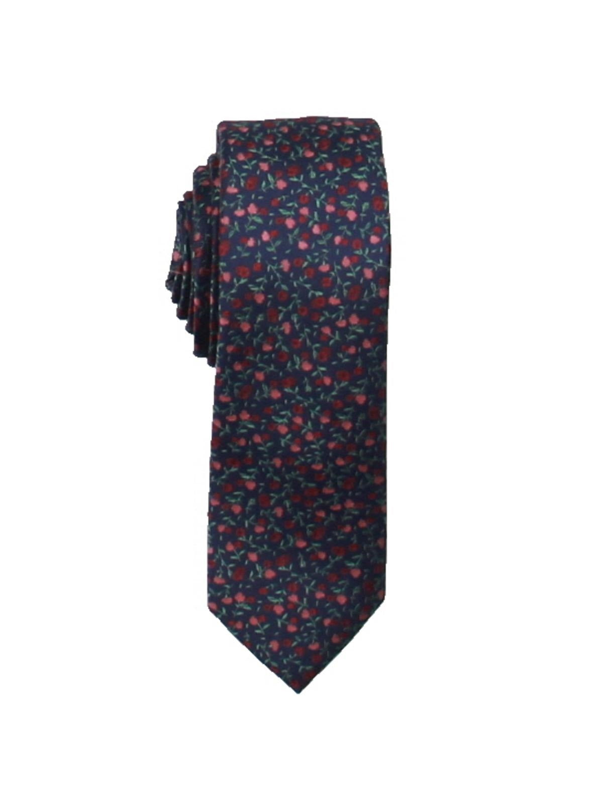 Bar III Men's Silk Blend Business Neck Tie Red Size Regular