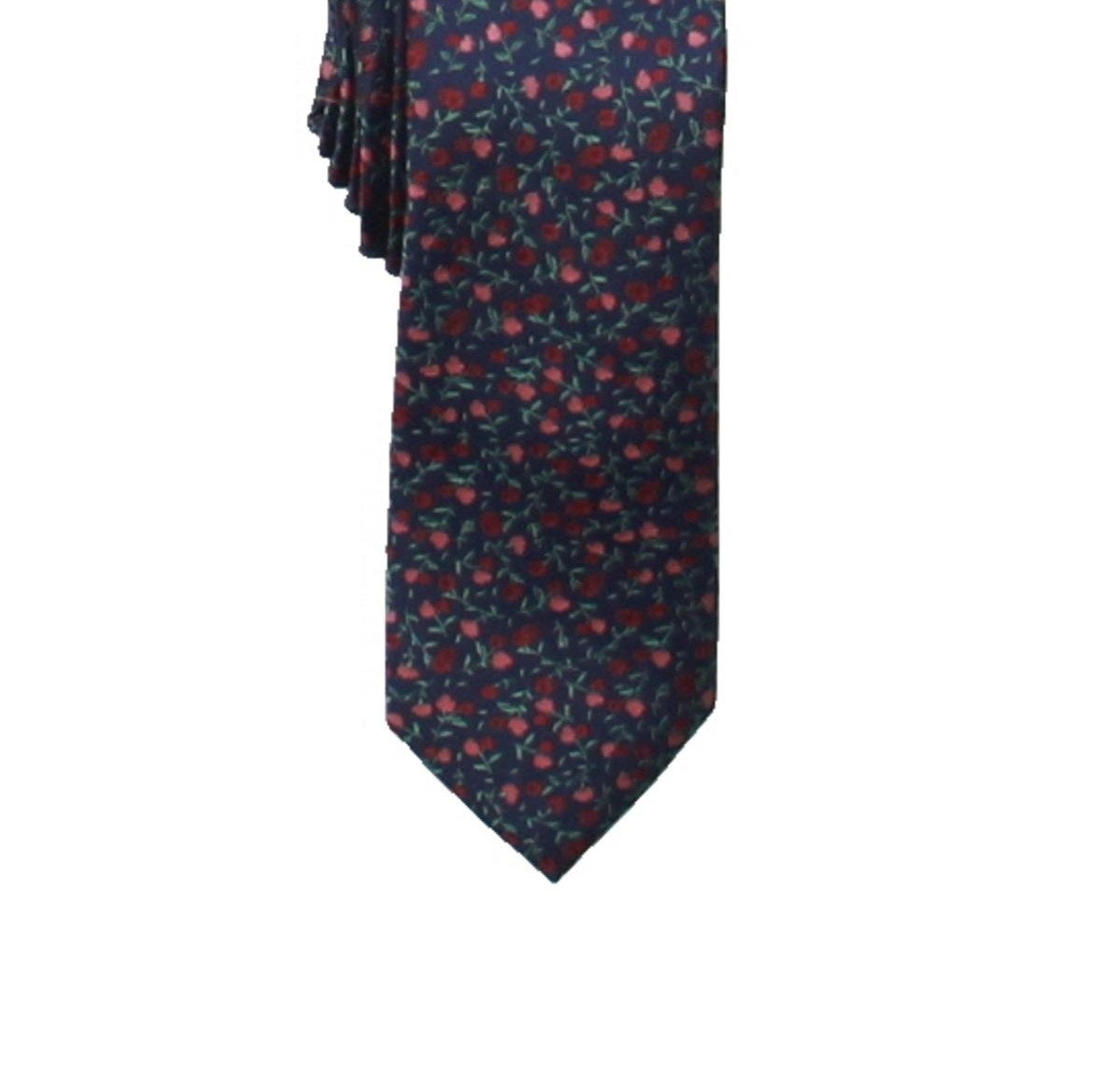 Bar III Men's Silk Blend Business Neck Tie Red Size Regular