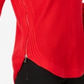 INC International Concepts Women's Waffle Knit Side Zip Tunic Sweater Red Size Petite XL