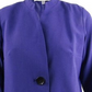 Kasper Women's Solid Suit Coat Purple Size 14