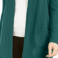 JM Collection Women's Open Front Cardigan Sequoia Size Petite XL