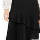 Alfani Women's Tiered Ruffle Skirt Black Size 10