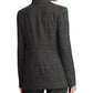 Ralph Lauren Women's Check Blazer Wear to Work Coat Gray Size 14