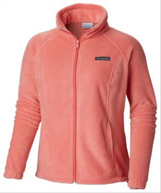 Columbia Women's Benton Springs Full Zip Fleece Jacket Pink Size 2X