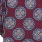 Tasso Elba Men's Classic Medallion Tie Red Size No Size