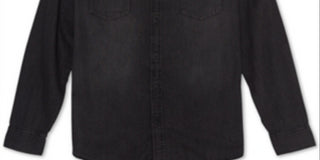 Levi's Men's Matthew New Western Denim Shirt Black -Smoke Gray Size S