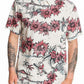 Quiksilver Men's San O Clause Rainy Day Sano Claus Shirt Gray Size XX-Large
