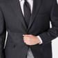 Ralph Lauren Men's Mini Grid Print Standard Fit Blazer Gray Size 38