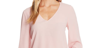 CeCe Women's Tie Sleeve Top Red Size Large