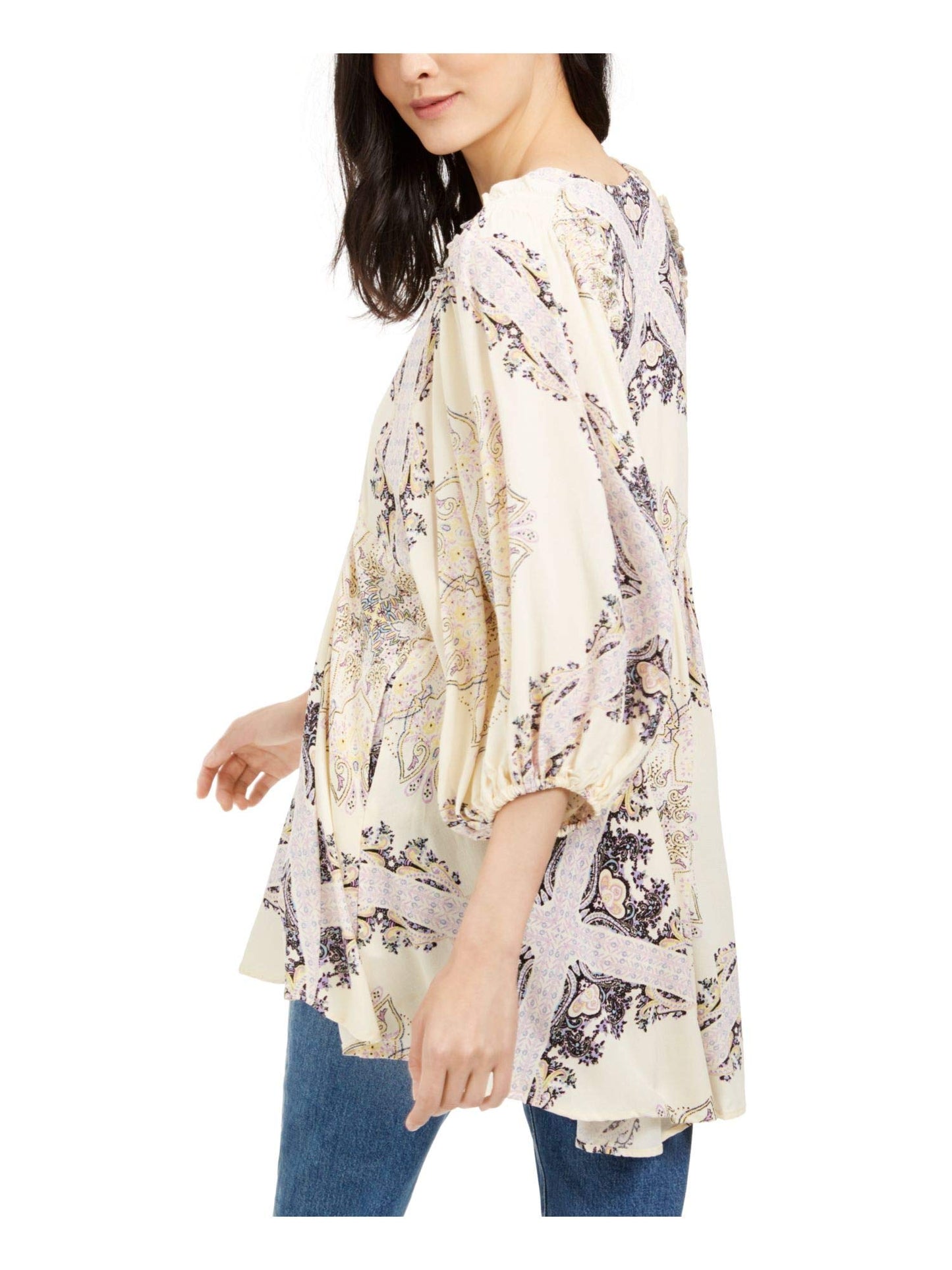 Free People Women's Talk Tunic White Size Small