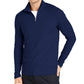 Alfani Men's Lightweight Ribbed Quarter Zip Pullover Blue Size X-Large