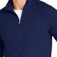 Alfani Men's Lightweight Ribbed Quarter Zip Pullover Blue Size X-Large
