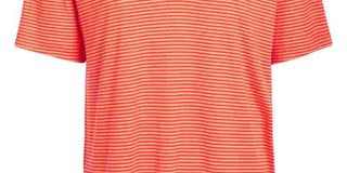 Attack Life by Greg Norman Men's Regular Fit Performance Stretch Feeder Stripe Polo Orange Size Large