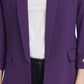 DKNY Women's Open Front Jacket Purple Size 2