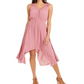Style & Co Women's Handkerchief Hem Dress Mesa Rose Size Small