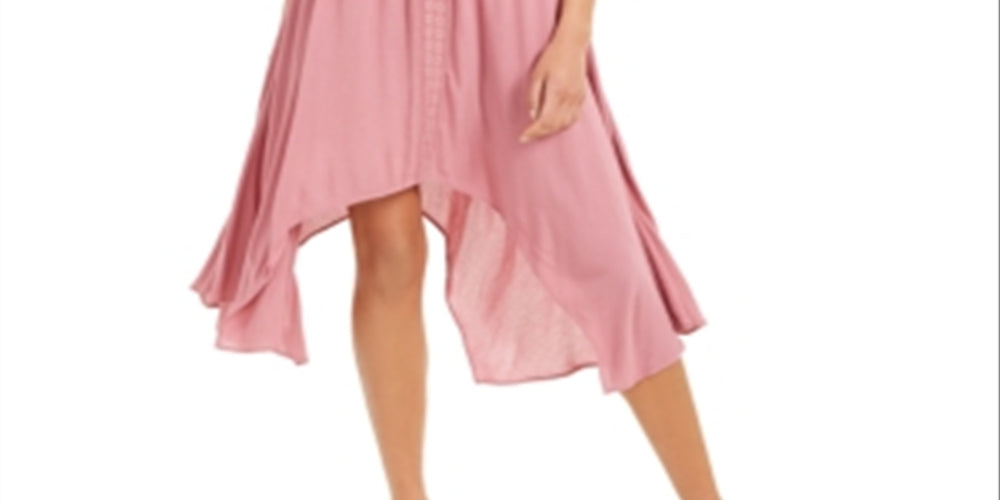 Style & Co Women's Handkerchief Hem Dress Mesa Rose Size Small