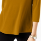 Alfani Women's Buckle Detail Tunic India Gold Size Petite L