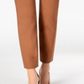 Charter Club Women's Chelsea Tummy Control Ankle Pants Copper Size 4 Petite