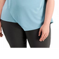 Alfani Women's Plus Size Asymmetrical Drape-Neck Top Green Size 2X
