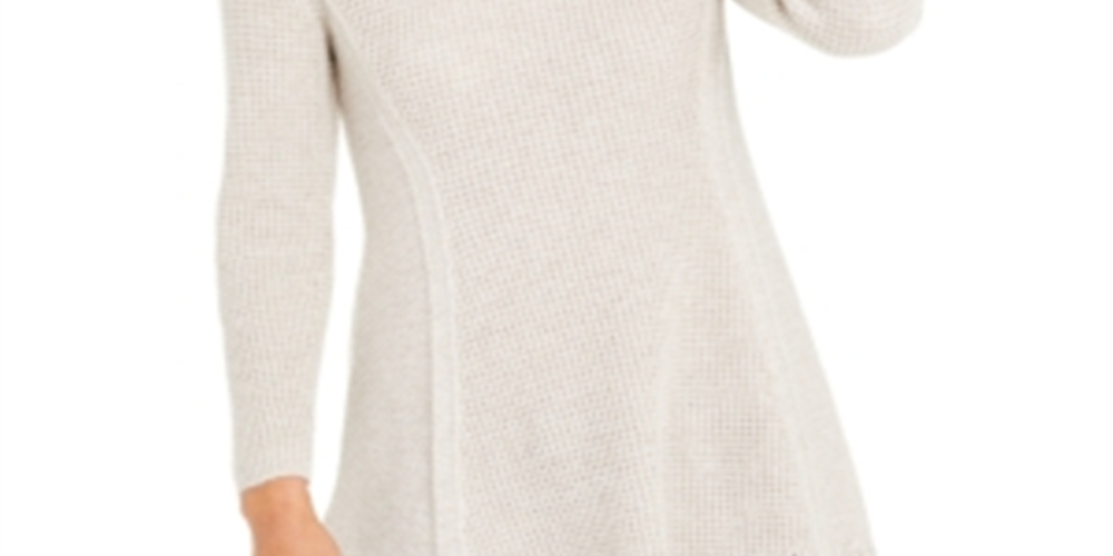 Style & Co Women's Solid Long Sleeve Crew Neck Blouse Sweater Brown Size Petite X-Large