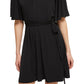 French Connection Women's Tie-Waist Shift Dress Black Size 2