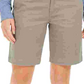 Tommy Hilfiger Women's Solid 9" Chino Shorts Gray Size 18